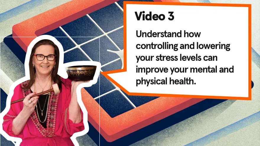 Controlling stress benefits mental and physical health video.