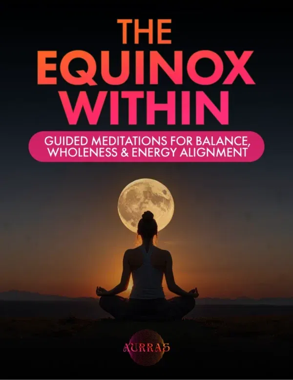 Meditation under full moon for balance and energy.