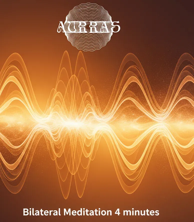 Abstract sound waves for meditation session.