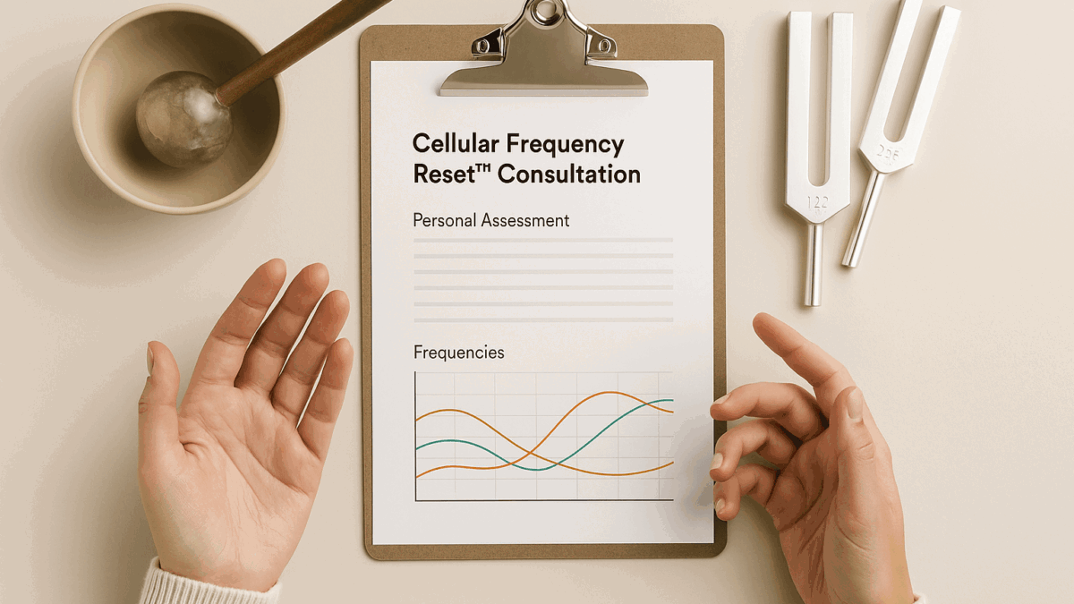 Clipboard with cellular frequency consultation chart